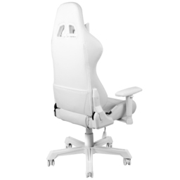 Deltaco White Leather RGB LED Gaming Chair - Size: 86 x 65 x 33cm - Wilko - thumbnail 6