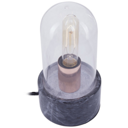 Premier Housewares Bell Lamp with Black Marble Base - Size: 12 x 12 x 24cm - Wilko - thumbnail 4