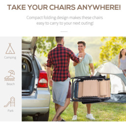 Outsunny Beige Zero Gravity Foldable Garden Recliner Chair with Canopy - Size: 1 Seater - Cream - Wilko - thumbnail 7