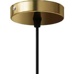 Living and Home Large Gold Glass Shade E27 Pendant Light - Size: 130 x 21 x 21cm - Wilko - thumbnail 6