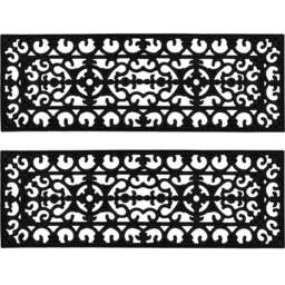 Lexi Rubber Step Mat 25 x 75cm 2 Pack - JVL Homewares - Wilko - thumbnail 1