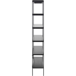 Florence Angus 5 Shelf Black Bookcase - Furniture To Go - Wilko - thumbnail 4