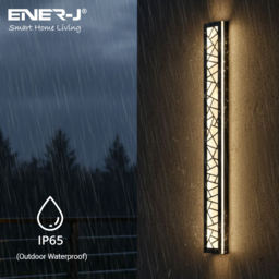 ENER-J PrismGrid 48W CCT Adjustable and Dimming Geometrical Acrylic LED Wall Light 100 x 11cm - Size: 4.5 x 11 x 100cm - n/a - ENERJ - Wilko - thumbnail 6