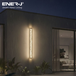 ENER-J PrismGrid 48W CCT Adjustable and Dimming Geometrical Acrylic LED Wall Light 100 x 11cm - Size: 4.5 x 11 x 100cm - n/a - ENERJ - Wilko - thumbnail 4
