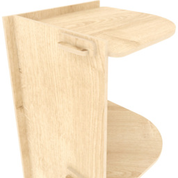 Decorotika Liva 5 Tier MDF Corner Bookcase - Size: 28 x 138 x 31cm - Brown - Wilko - thumbnail 4