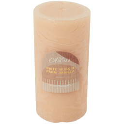Warm Vanilla or Eucalyptus Scented Pillar Candle - True Aroma - Wilko - thumbnail 7