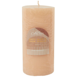 Warm Vanilla or Eucalyptus Scented Pillar Candle - True Aroma - Wilko - thumbnail 6