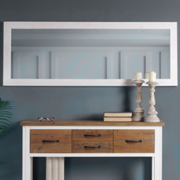 Baumhaus Splash of White Extra Long Wall Mirror 150 x 55cm - Wilko - thumbnail 4
