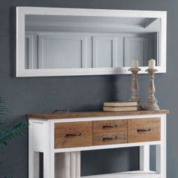 Baumhaus Splash of White Extra Long Wall Mirror 150 x 55cm - Wilko - thumbnail 3
