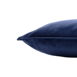 Paoletti Hortus Navy Bee Embroidered Cushion - Size: 50 x 50 cm - Blue - Wilko - thumbnail 4