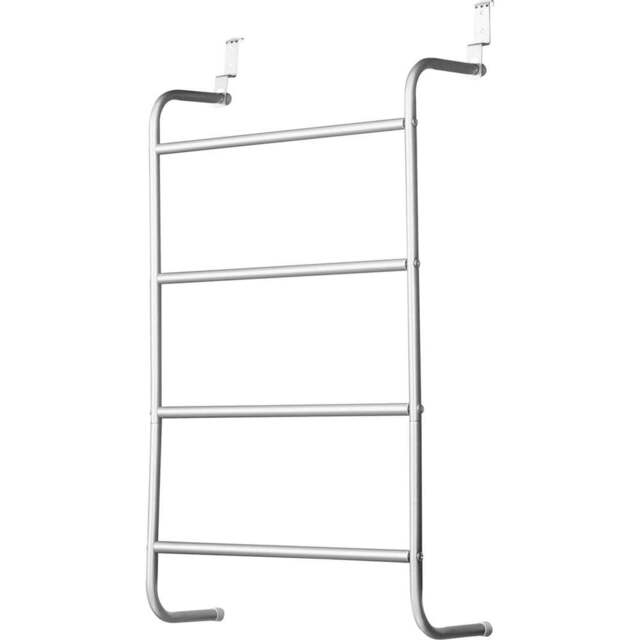 House of Home 4 Tier Silver Over The Door Bar - Size: 16 x 47 x 83cm - Wilko - image 1