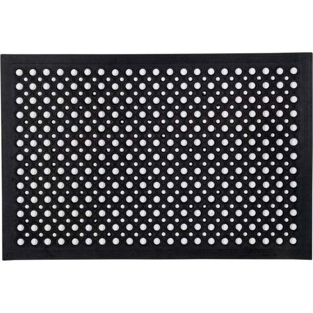 Floortex Doortex Open-Top Black Anti-Fatigue Mat 80 x 120cm - Size: 120 x 80 x 1.4cm - Wilko - image 1