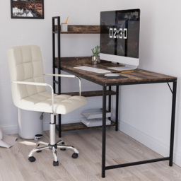 Vida Designs Calbo Beige Office Chair - Cream - Wilko - thumbnail 4