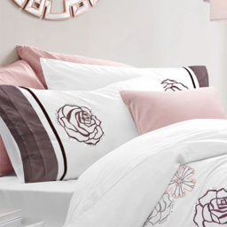 Intimates Florentine Double Duvet Set - Purple - Wilko - thumbnail 5