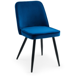 Julian Bowen Burgess Set of 2 Blue Dining Chair - Wilko - thumbnail 4