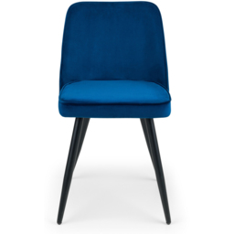 Julian Bowen Burgess Set of 2 Blue Dining Chair - Wilko - thumbnail 5