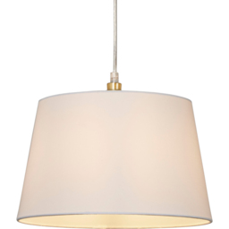 Lighting Collection Yates White Tapered Drum Lamp Shade 30cm - Size: 20 x 31 x 31cm - Wilko - thumbnail 4