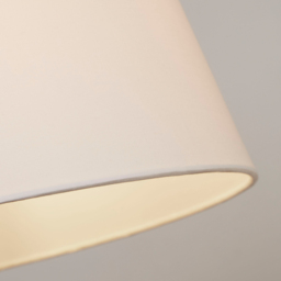 Lighting Collection Yates White Tapered Drum Lamp Shade 30cm - Size: 20 x 31 x 31cm - Wilko - thumbnail 5