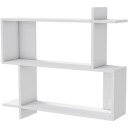 Decorotika Mina 3 Tier White Zigzag Floating Shelf - Size: 81 x 90 x 22cm - Wilko - thumbnail 3