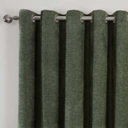 Aspen Eyelet CurtainGreen168cm229cm - Divante - Wilko - thumbnail 4