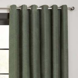 Aspen Eyelet CurtainGreen168cm229cm - Divante - Wilko - thumbnail 6