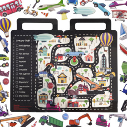 Walplus Construction and City Transport Double Sided Reusable Foam Window Sticker 42 Piece - Size: 0.3 x 30 x 55cm - Multi - Wilko - thumbnail 4