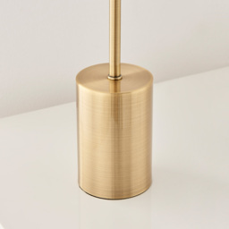 Furniturebox Corey Pink Glass Brass Table Lamp - Size: 14 x 14 x 56cm - Wilko - thumbnail 5