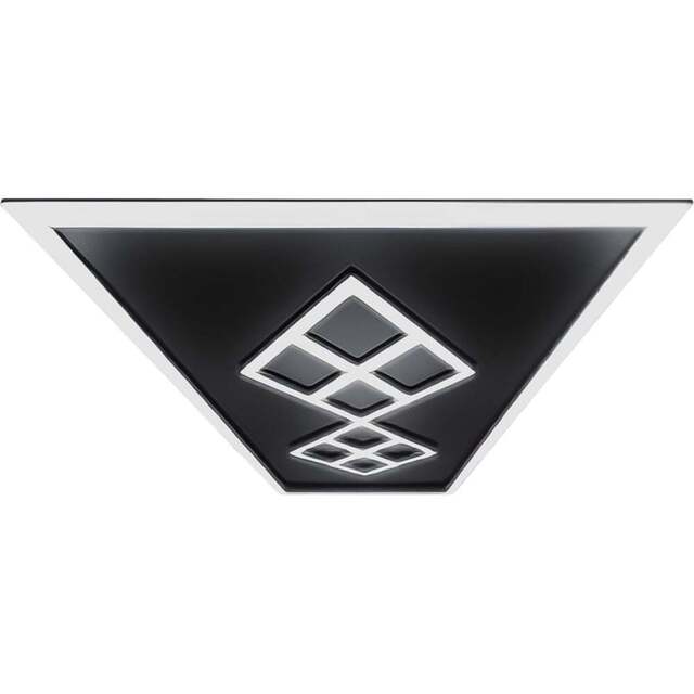 Ener-J 8 Diamond Designer Ceiling Light with Frame - Size: 120 x 40 x 20cm - White - Wilko - image 1