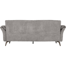 Seconique Amalfi 3 Seater Grey Fabric Sofa - Wilko - thumbnail 6
