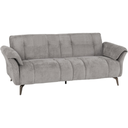 Seconique Amalfi 3 Seater Grey Fabric Sofa - Wilko - thumbnail 3