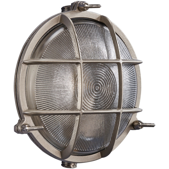 Nordlux Polperro Nickel Outdoor Wall Light - Size: 0 x 19.5 x 0cm - Silver - Wilko - image 1