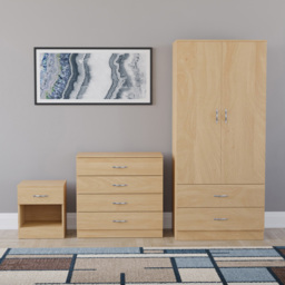 Vida Designs Riano Pine 3 Piece Bedroom Furniture Set - Wilko - thumbnail 3