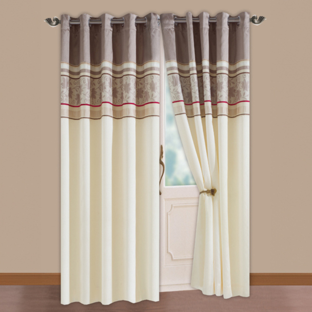 Intimates Macy Grey Ringtop Curtains 168X229cm - Size: W 168 x D 229cm - Wilko - image 1