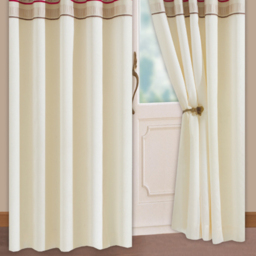 Intimates Macy Grey Ringtop Curtains 168X229cm - Size: W 168 x D 229cm - Wilko - thumbnail 3