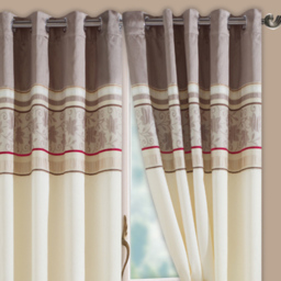 Intimates Macy Grey Ringtop Curtains 168X229cm - Size: W 168 x D 229cm - Wilko - thumbnail 4