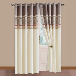 Intimates Macy Grey Ringtop Curtains 168X229cm - Size: W 168 x D 229cm - Wilko