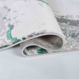 Desire Rugs Picasso Aqua Waterflow Abstract Rug 160 x 230cm - Wilko - thumbnail 4