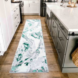 Desire Rugs Picasso Aqua Waterflow Abstract Rug 160 x 230cm - Wilko - thumbnail 5