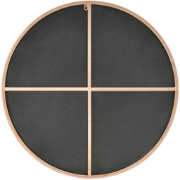 Furniturebox Emma Round White Frame Wall Mirror 80cm - Size: 80 x 80cm - Wilko - thumbnail 4