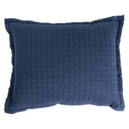 Serene Navy Crompton Cobalt Cushion 40 x 50cm - Blue - Wilko