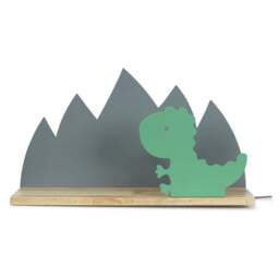ValueLights Dinosaur Children's LED Shelf Lamp - Size: 26 x 46 x 12cm - Multi - Wilko - thumbnail 1
