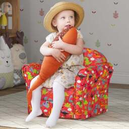 AIYAPLAY Red Dinosaur Kids Armchair - Wilko