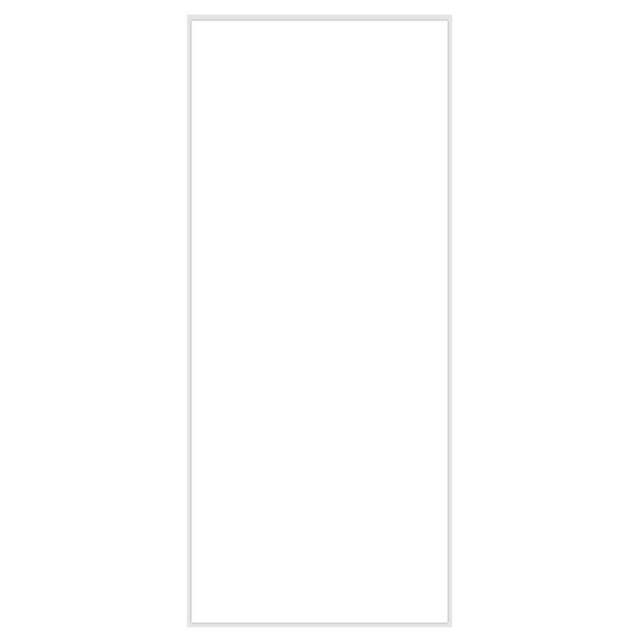 Living and Home Slim Frame Full Length Mirror 30 x 120cm - Size: 120 x 30cm - White - Wilko - image 1