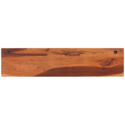 vidaXL 112cm Set of 2 Honey Brown Floating Wall Shelf - Size: 26 x 112 x 20cm - Wilko - thumbnail 5