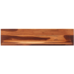 vidaXL 112cm Set of 2 Honey Brown Floating Wall Shelf - Size: 26 x 112 x 20cm - Wilko - thumbnail 4