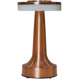 ValueLights Talence Copper LED Garden Table Lamp - Size: 20 x 13.5 x 13.5cm - Brown - Wilko - thumbnail 1