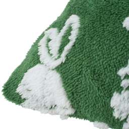 Living and Home Red and Green Plush Christmas Throw Pillow 45 x 45cm 2 Pack - Size: 13 x 45 x 45cm - Red + Green - Wilko - thumbnail 4