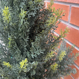 Leaf Natural Look Cedar Artificial Tree in Pot 4ft - Size: 120 x 40 x 40cm - Green - Wilko - thumbnail 7