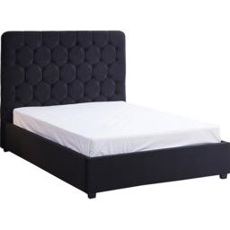 Seconique Madison Double Black Velvet Fabric Bed Frame - Wilko - thumbnail 4