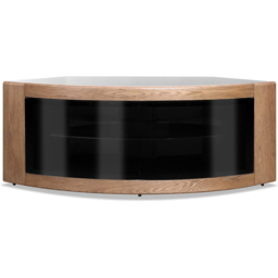 Centurion Supports Pangea 2 Door 2 Shelf Oak TV Cabinet - Size: 45 x 118 x 45cm - Multi - Wilko - thumbnail 3